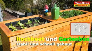 Stabiles Hochbeet selber bauen  Teil 2  DIY Projekt [upl. by Wexler]