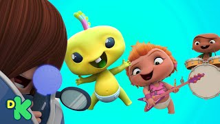 Grandiosos viajes musicales de los bebés  Mini Beat Power Rockers  Discovery Kids [upl. by Oicnanev]