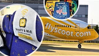 Scoot 787 Economy Class Osaka KIX to Singapore [upl. by Hibbitts]