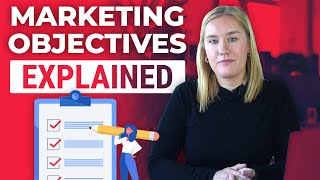 Marketing Objectives Explained  10 Examples [upl. by Sabba4]