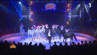 Cirque  numéro de cavalerie avec Flavio et Bruno Togni [upl. by Corinna]