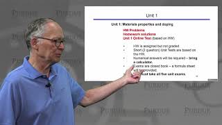 ECE Purdue Semiconductor Fundamentals How to Take this Course [upl. by Ikiv]