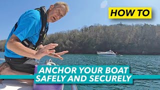 How to anchor your boat safely and securely  Motor Boat amp Yachting [upl. by Schaffer186]