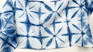 Itajime Shibori Tutorial [upl. by Buyer493]