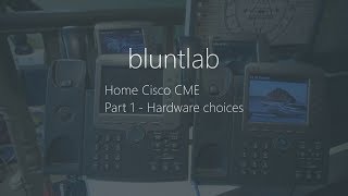 Cisco CallManager Express Home setup  Part 1  Hardware [upl. by Ellekim646]