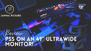 PS5 On A 49 Inch Super Ultrawide Monitor [upl. by Danby]