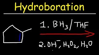 Hydroboration  Oxidation Reaction Mechanism [upl. by Stelle61]