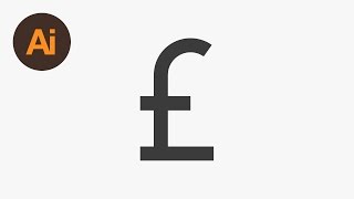 Design a Currency Symbol Illustrator Tutorial [upl. by Kopple]