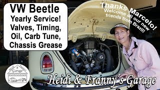 VW Beetle Full Yearly Service Tune Up DIY Easy [upl. by Jehanna]