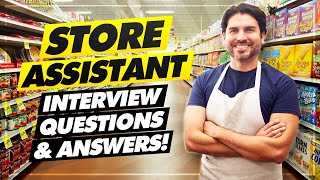 STORE ASSISTANT Interview Questions amp Answers [upl. by Aerdnad]