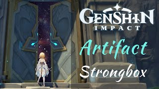 Genshin Impact  Artifact Strongbox HowTo  Mystic Offering  5 Star Artifacts  20 Update [upl. by Kcolttam29]