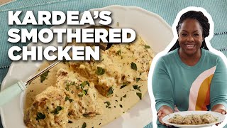 Kardea Browns Carolina Smothered Chicken  Delicious Miss Brown  Food Network [upl. by Iddo]