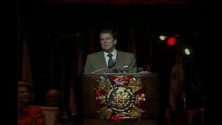 Ronald Reagans Remarks at Veterans of Foreign Wars Convention Chicago Illinois August 18 1980 [upl. by Eelirrem]