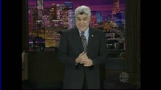 Jay Leno Monologue amp quotJay Takes a Look at the Fine Printquot  2005 [upl. by Schapira445]