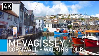 Mevagissey Cornwall UK  Guided Walking Tour with immersive sound [upl. by Maryjane]