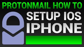 ProtonMail Setup on iPhoneiPad  How To Set Up ProtonMail On iOS [upl. by Kcirdec]