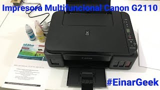 Impresora Multifuncional Canon Pixma G2110 [upl. by Kelleher319]