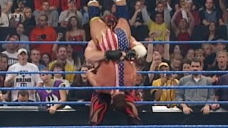 Kurt Angle vs Kane — WCW United States Championship Match SmackDown Oct 1 2001 [upl. by Robbie]