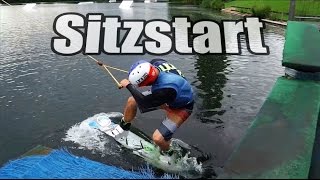 Wakeboard fahren lernen  Sitzstart  Wakeboard Tutorial [upl. by Mehelhteb182]