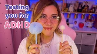 ASMR ••• Testing you for ADHD ••• [upl. by Anileda]