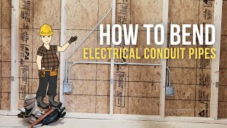 How to bend Electrical Conduit Pipe [upl. by Alaikim]