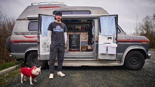 Solo Van Life Living in a Van for 5 months Changed his Life Camper Van Tour and Mini Documentary [upl. by Raffin]