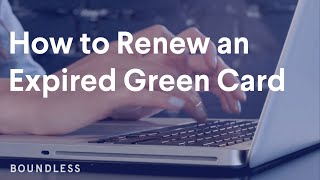 How to Renew an Expired Green Card [upl. by Reave]