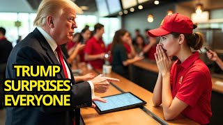 Trump Encounters Cashier Who Helped Barron Trump – You Wont Believe What Happens [upl. by Ecinue645]