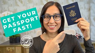 Applying for a US Passport For the First Time Get it FAST [upl. by Ahsiema]