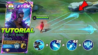 TUTORIAL BRODY NEW TRICK 2024  best build Brody   Mobile Legends [upl. by Bucella450]