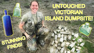 Mudlarking  AMAZING finds on a Victorian TREASURE ISLAND [upl. by Asilec]