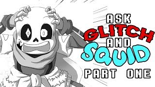 Ask Glitch and Squid Part 1 Undertale Comic Dub Compilation [upl. by Annat83]