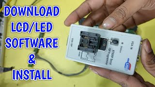 How to install software in LCD LED TV with Practical [upl. by Ribak]