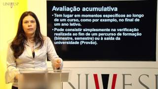 Processos de Avaliação  Aula 05  Tipos e funções da avaliação de aprendizagem [upl. by Eilerua]