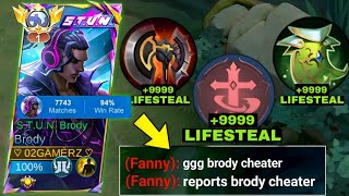 BRODY LIFESTEAL HACK BUILD 2025  BEST BUILD BRODY FOR SUSTAINABILITY🔥 [upl. by Noellyn]