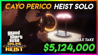 Cayo Perico Heist SOLO  Potential Take 5124000  MAX PAYOUT GTA Online [upl. by Welcome]