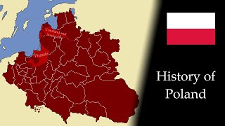 The History of Poland with Administrative Divisions Every Year 8602021 [upl. by Zampino]