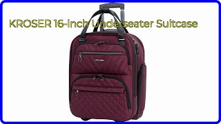 REVIEW 2024 KROSER 16inch Underseater Suitcase ESSENTIAL details [upl. by Guenzi]