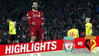 Highlights Liverpool v Watford  Sensational Salah scores four at Anfield [upl. by Camden648]