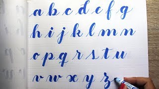 Lettering con Crayola Alfabeto en minúsculas [upl. by Harrow]