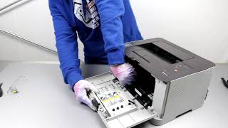 Howto Fix Samsung CLP360365W C410WC430W  Paper JamWont Pickup Detailed Printer Repair ASMR [upl. by Nwahsud]