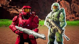 Red vs Blue Introduce New Blood Gulch Fortnite Creative Map [upl. by Elizabet]