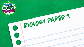 AQA GCSE Biology Paper 1 Prediction 2022 [upl. by Aura]