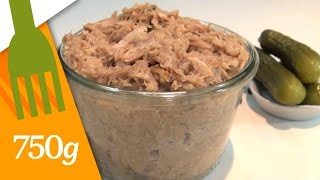 Recette des Rillettes de porc maison  750g [upl. by Ttennaj]