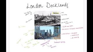 GCSE  London Docklands  Urban Regeneration  AQA [upl. by Eisenhart37]