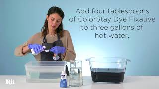 Rit Dye  How to Dye [upl. by Neehcas]