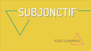 La formation du subjonctif en français [upl. by Aidyl]