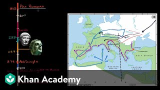 Fall of the Roman Empire  World History  Khan Academy [upl. by Enomys]