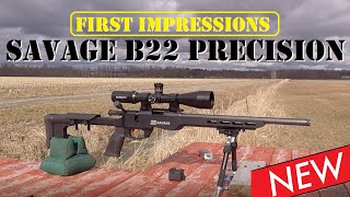 SAVAGE B22 Precision 22LR review first impressions [upl. by Garrett]