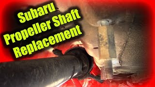 Subaru Propeller Shaft Replacement Driveshaft [upl. by Jackqueline]